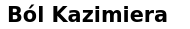 Ból Kazimiera
